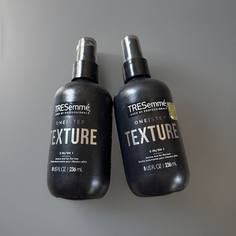 TRESemme One Step TEXTURE 5 In 1 For Flat Hair Mist Spray 8 fl. oz. (LOT OF 2)